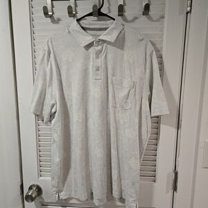 Johnston & Murphy Subtle Pattern Polo Shirt